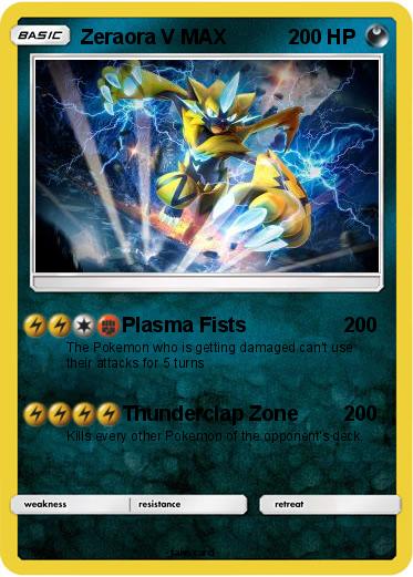 Pokemon Zeraora V MAX