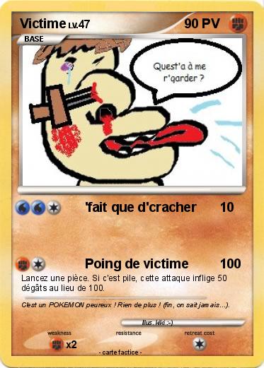 Pokemon Victime