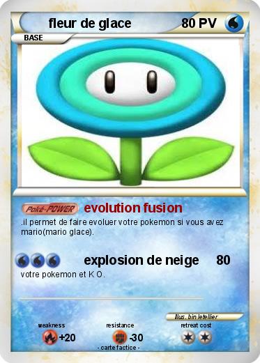 Pokemon fleur de glace