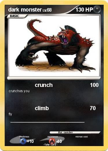 Pokemon dark monster