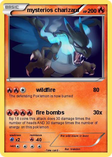 Pokemon mysterios charizard