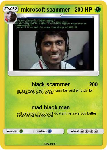 Pokemon microsoft scammer