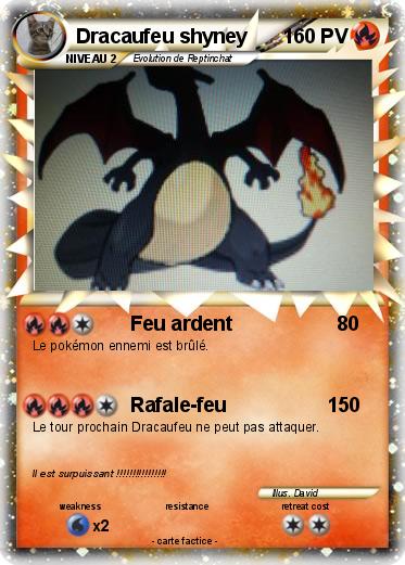 Pokemon Dracaufeu shyney