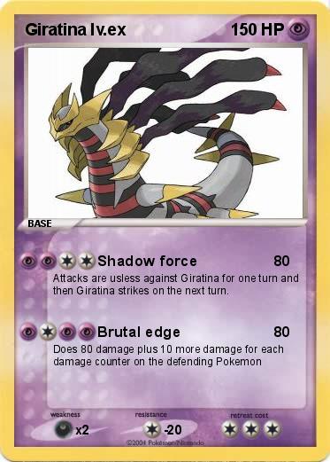 Pokemon Giratina lv.ex