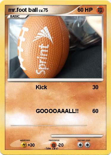Pokemon mr.foot ball