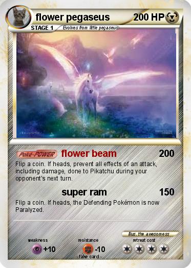 Pokemon flower pegaseus