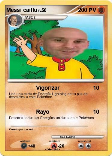 Pokemon Messi caillu