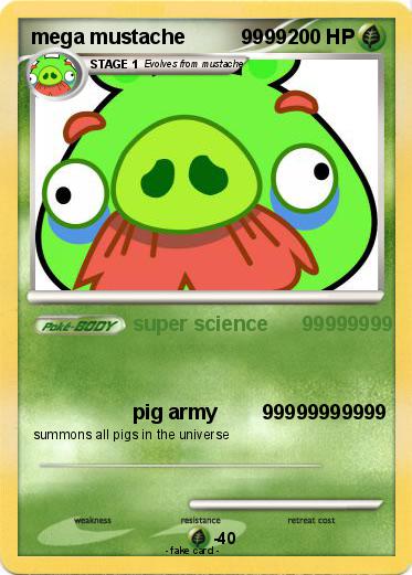 Pokemon mega mustache          9999