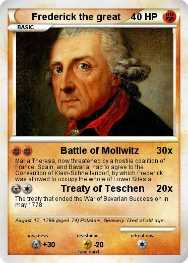 Pokemon Frederick the great