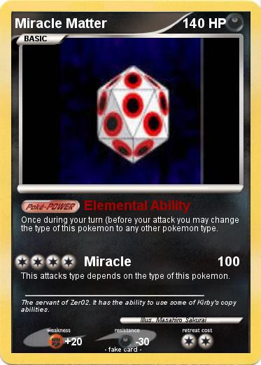 Pokemon Miracle Matter