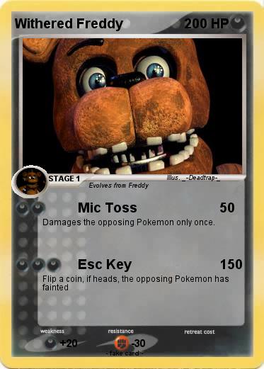 Pokemon Withered Freddy