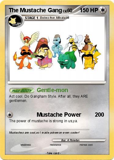 Pokemon The Mustache Gang