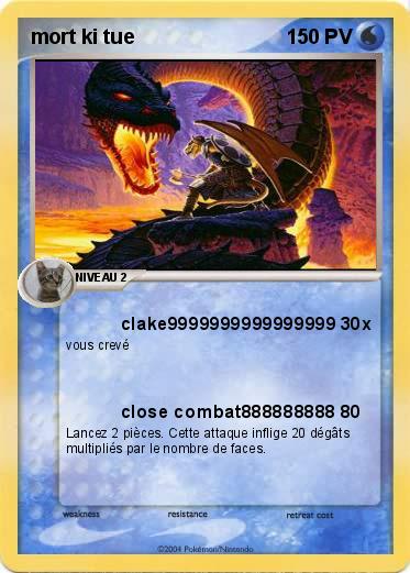 Pokemon mort ki tue