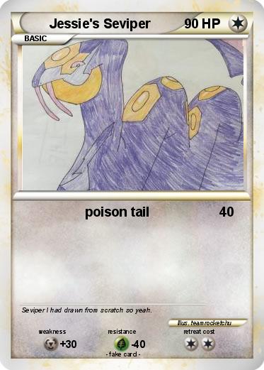 Pokemon Jessie's Seviper