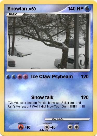 Pokemon Snowlan