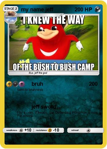 Pokemon my name jeff