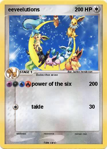 Pokemon eeveelutions