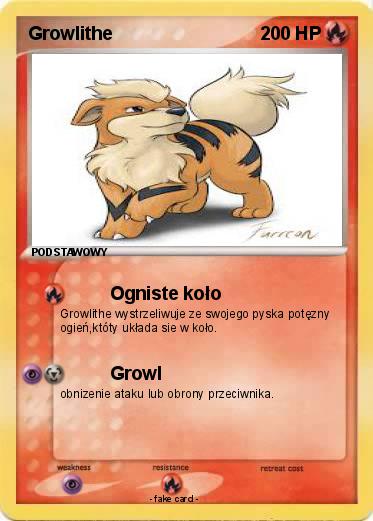 Pokemon Growlithe