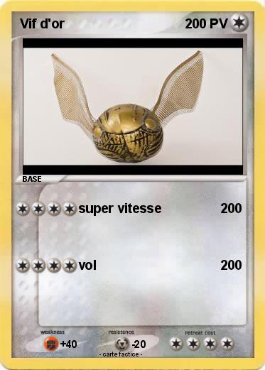 Pokemon Vif d'or