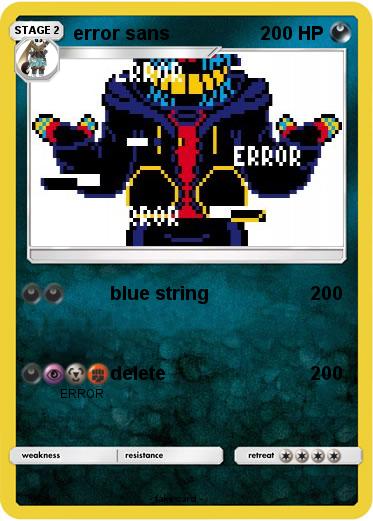 Pokemon error sans
