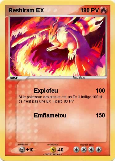Pokemon Reshiram EX