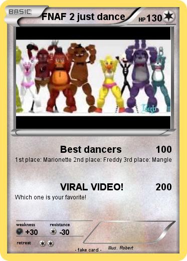 Pokemon FNAF 2 just dance