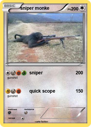Pokemon sniper monke