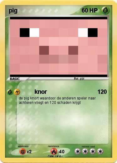 Pokemon pig
