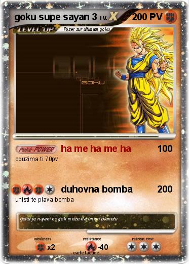 Pokemon goku supe sayan 3