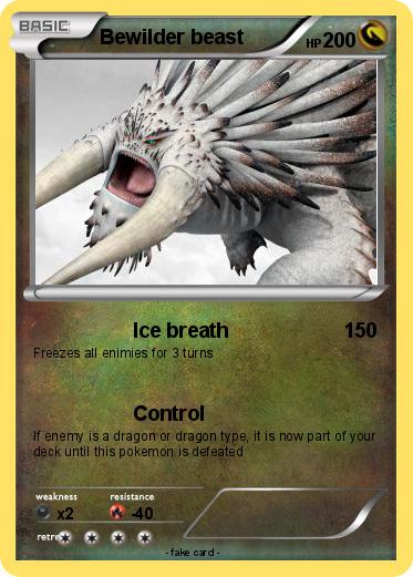 Pokemon Bewilder beast