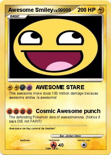 Pokemon Awesome Smiley