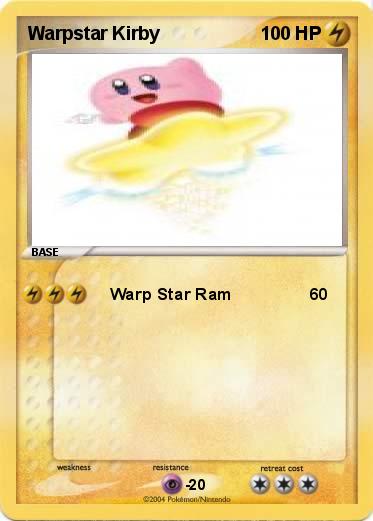 Pokemon Warpstar Kirby