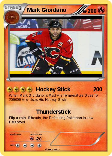 Pokemon Mark Giordano