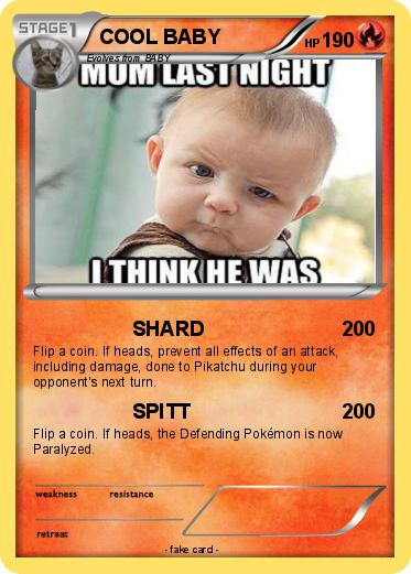 Pokemon COOL BABY