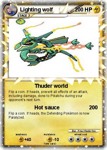 Pokemon Lighting wolf