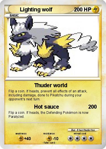 Pokemon Lighting wolf