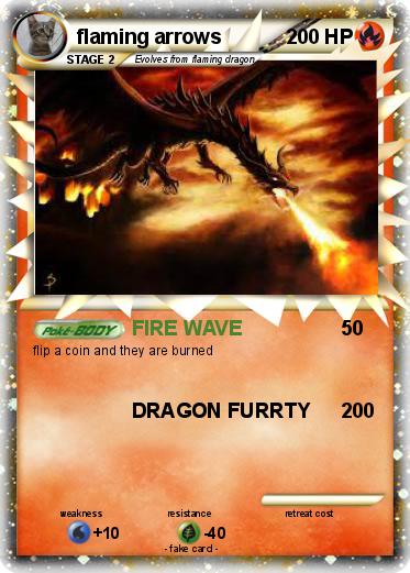 Pokemon flaming arrows