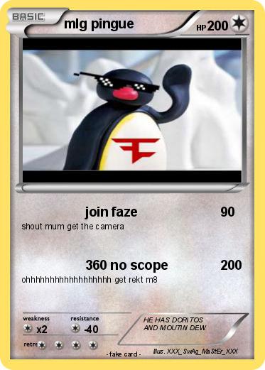 Pokemon mlg pingue