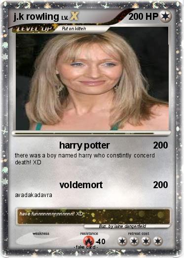 Pokemon j.k rowling