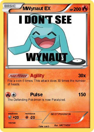 Pokemon MWynaut EX
