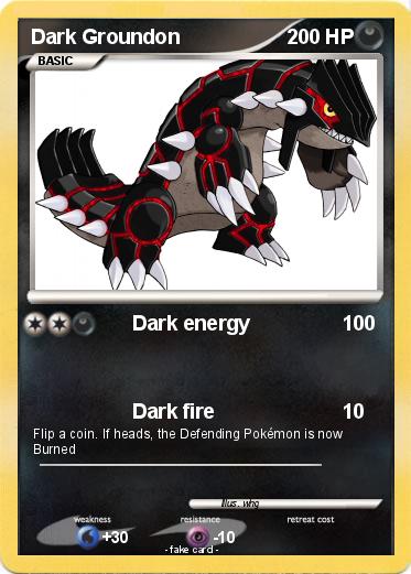 Pokemon Dark Groundon