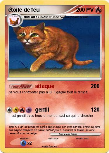 Pokemon étoile de feu