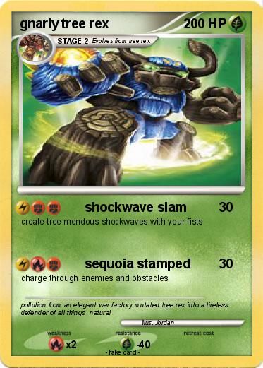Pokemon gnarly tree rex
