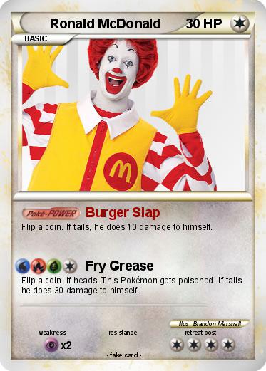 Pokemon Ronald McDonald