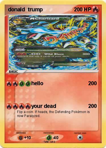 Pokemon donald  trump