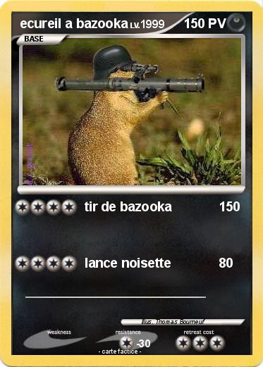 Pokemon ecureil a bazooka