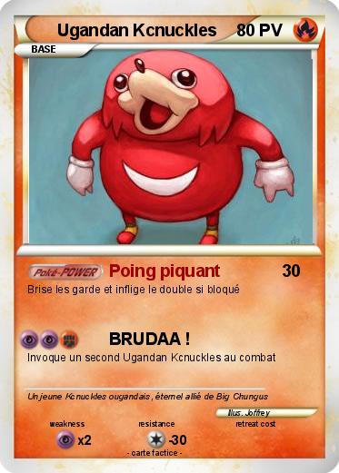 Pokemon Ugandan Kcnuckles