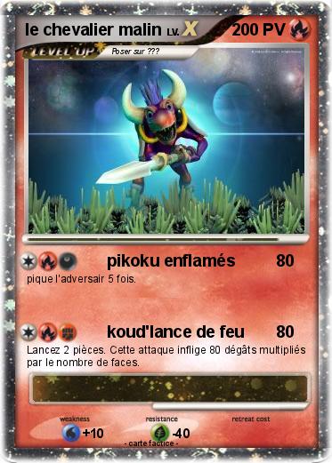Pokemon le chevalier malin