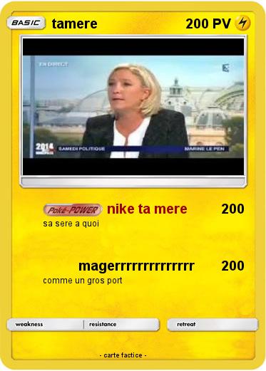 Pokemon tamere