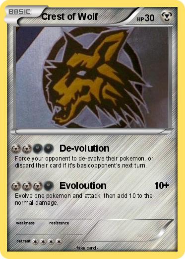 Pokemon Crest of Wolf